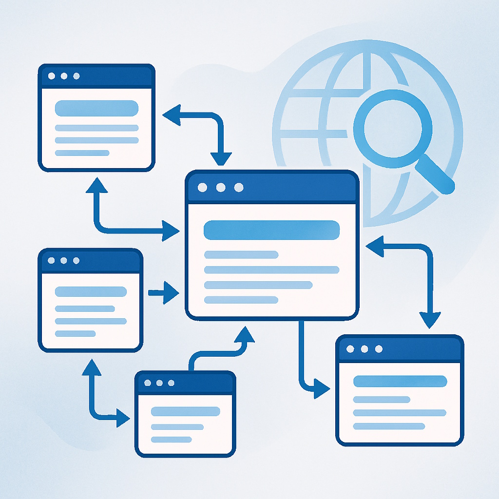 paieška ir visinės nuorodos