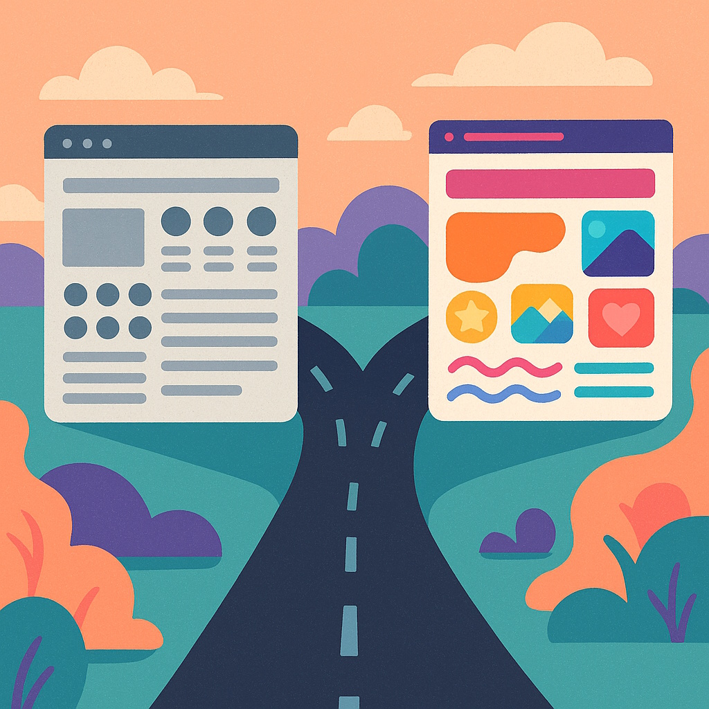 techniniai šabloninių svetainių niuansai